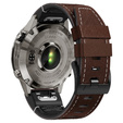 Kožený řemínek Quickfit pro Garmin Fenix 5/6/6 PRO/7 Forerunner 965/955/945