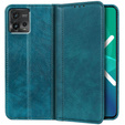 Pouzdro pro Motorola Moto G72 4G, Wallet Litchi Leather, zelené