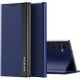 Klopové pouzdro pro Samsung Galaxy A14 4G/5G, Side Magnetic, námořnicky modré