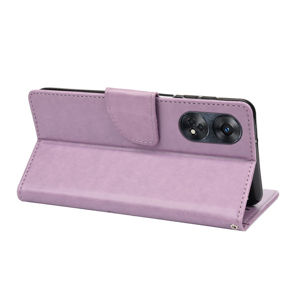 Klopové pouzdro pro Oppo Reno8 T 4G, Mandala Flower, fialové