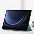 Pouzdro pro Samsung Galaxy Tab S9 FE+ Plus, Smartcase s prostorem pro stylus, zelené