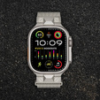 Bransoleta do Apple Watch 1/2/3/4/5/6/7/8/SE/ULTRA 42/44/45/49 MM, Czarna