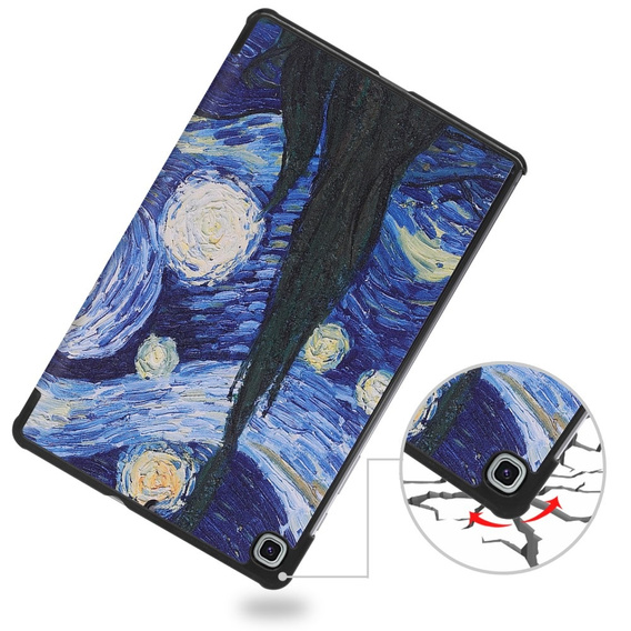 Pouzdro pro Samsung Galaxy Tab S6 Lite, Smartcase, painted pattern