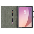 Pouzdro pro Lenovo Tab M9, Wallet Pen Slot, zelené