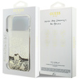 Pouzdro GUESS Liq. Glitter 4 Charms pro iPhone 17 Pro