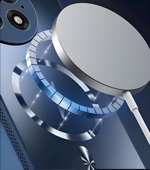 Pouzdro pro OnePlus 13, MagSafe, stříbrné,