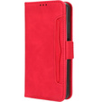 Klopové pouzdro pro Honor 90 Lite 5G, Card Slot, červené