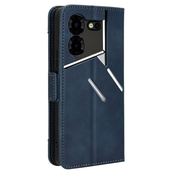 Klopové pouzdro pro Tecno Pova 5 Pro 4G, Card Slot, modré