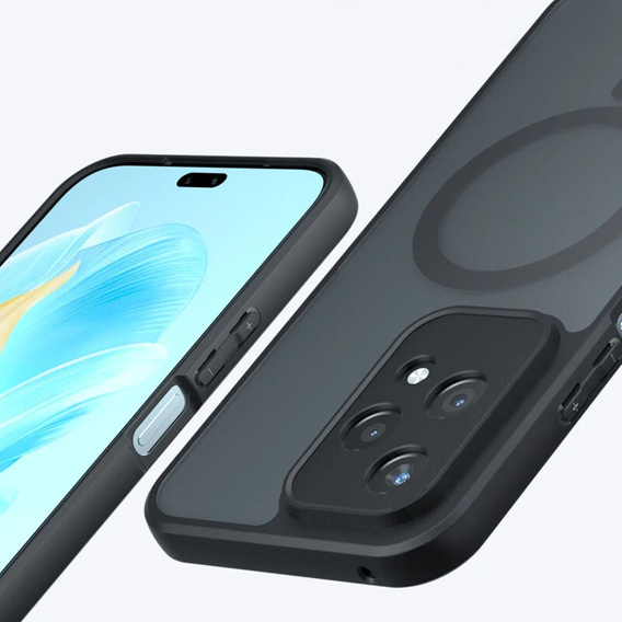 Pouzdro pro Honor 200 Lite, Fusion Hybrid, pro MagSafe, černé