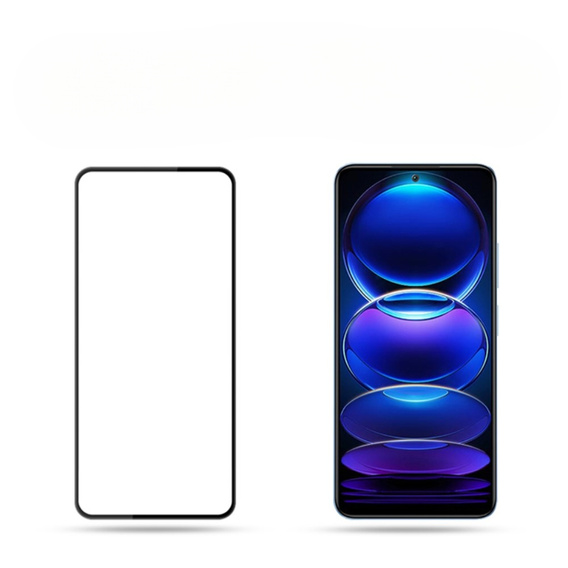 Tvrzené sklo Mocolo Full Glue pro Xiaomi Poco X5 Pro 5G, černý rám