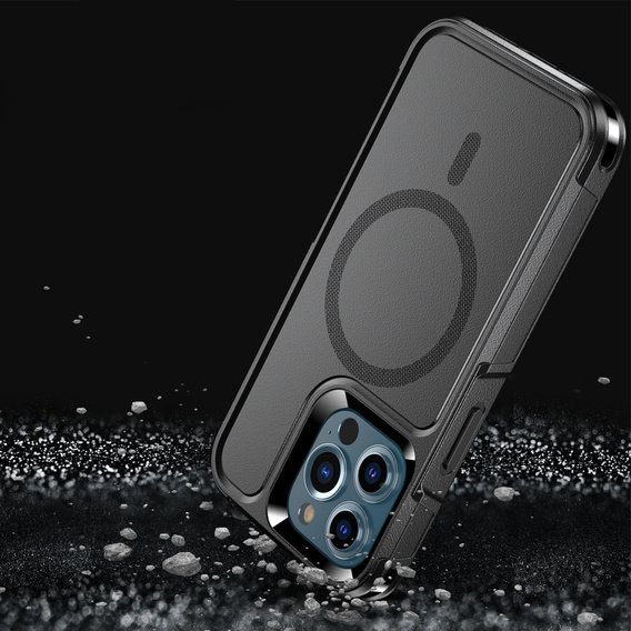 Pouzdro pro iPhone 12 Pro Max, MagForce MagSafe, černé