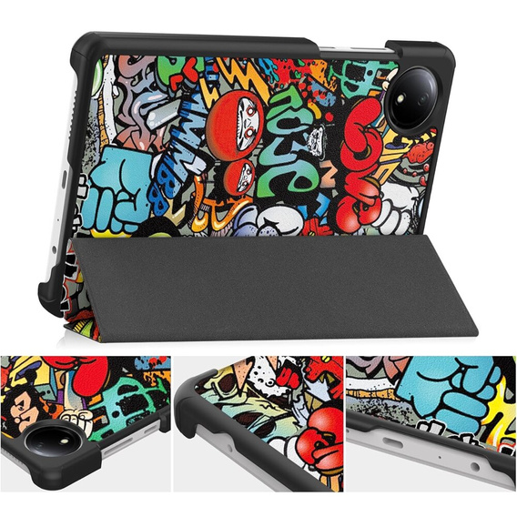 Pouzdro pro Xiaomi Redmi Pad SE 8.7, Smartcase, graffiti