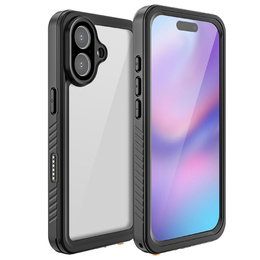 Pouzdro pro iPhone 17, vodotěsné IP68 Redpepper, černé