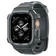 Etui Pasek SPIGEN do Apple Watch 4/5/6/7/SE 44/45mm, Rugged Armor Pro, Charcoal Grey