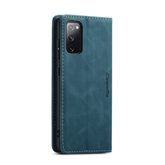 Pouzdro CASEME pro Samsung Galaxy S20 FE, Leather Wallet Case, zelené