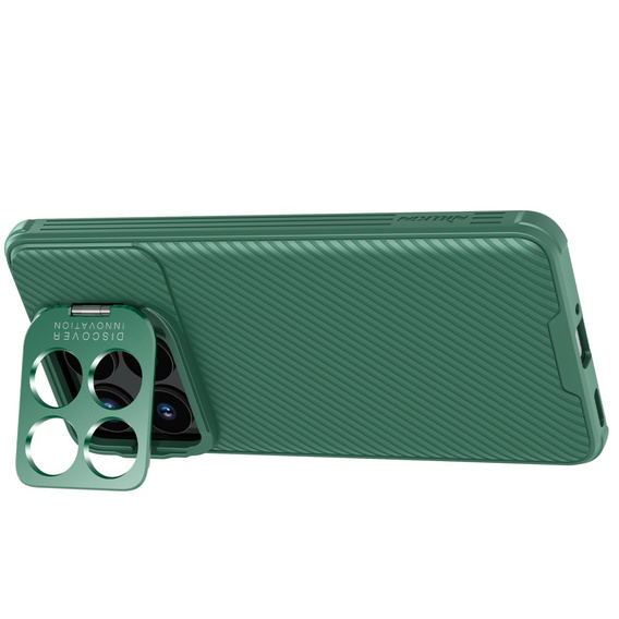 Pouzdro pro Xiaomi Poco F6 Pro, pancéřované Nillkin, CamShield Prop, zelené