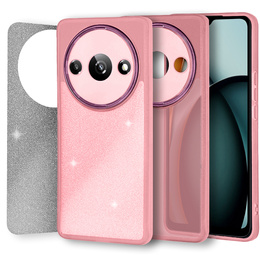 Pouzdro pro Xiaomi Redmi A3, Glittery Powder, růžové