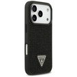 Pouzdro GUESS Rhinestone Triangle Logo pro iPhone 17 Pro