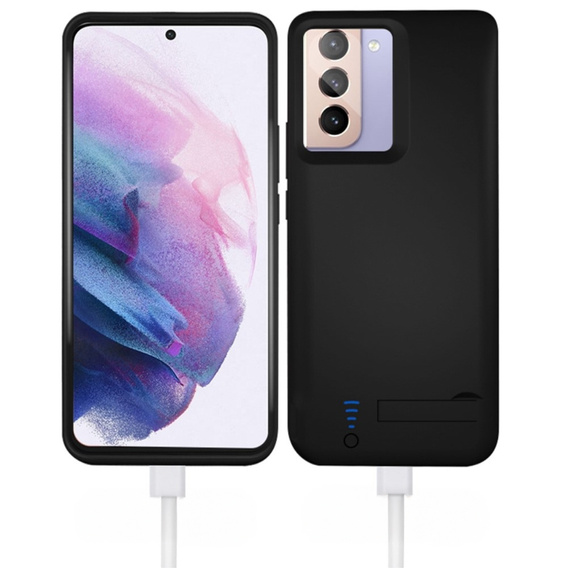 4800mAh bateriové pouzdro pro Samsung Galaxy S22, černé
