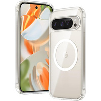 Pouzdro pro Google Pixel 9 Pro XL, Fusion Hybrid, pro MagSafe, průhledné