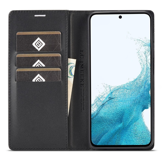 Flipové pouzdro pro Samsung Galaxy A36, Carbon LC.IMEEKE, černé