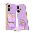 Pouzdro pro Xiaomi Redmi 13, Bunny, fialové