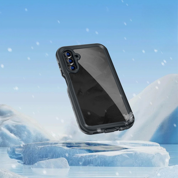Vodotěsné pouzdro IP68 pro Samsung Galaxy A15 5G, Redpepper, černé