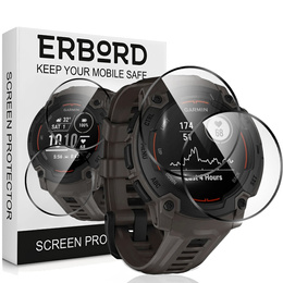 2x hybridní sklo ERBORD pro Garmin Instinct E 45mm