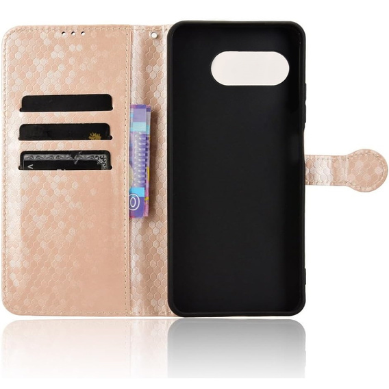 Flipové pouzdro pro T Phone 3 5G, Wallet Rhombus, zlaté