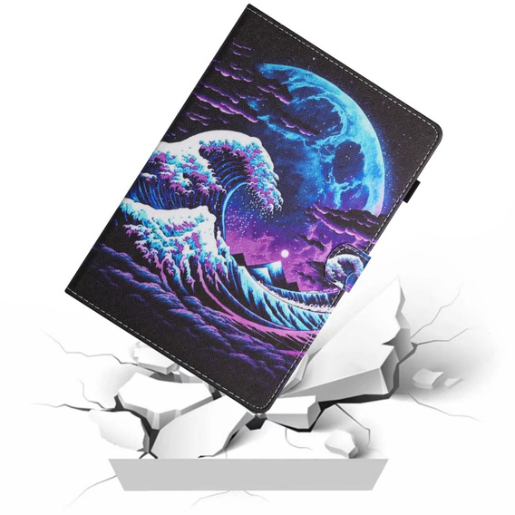 Pouzdro pro Lenovo Tab M10 10.1 Gen 3, s klopou, sea wave