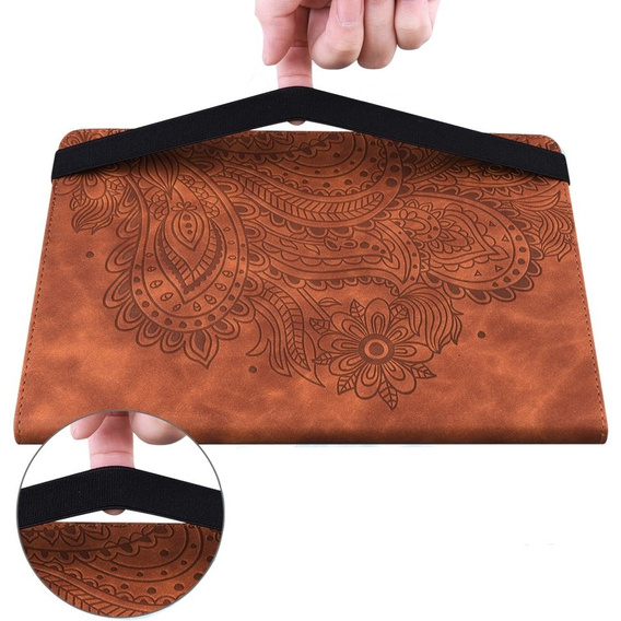 Pouzdro s klopou pro Amazon Kindle Paperwhite 5 (2021), flower, modré