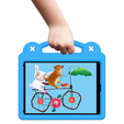 Dětské pouzdro pro Lenovo Tab M10 X505F X605F / Tab P10-X705F/L / Huawei T5 10.1, Cute Patterns, se stojánkem, modré