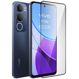 3D tvrzené sklo pro Vivo Y19s, černý rámeček