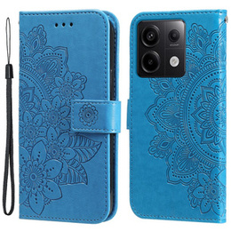Klopové pouzdro pro Xiaomi Redmi Note 13 Pro 5G, Mandala, modré