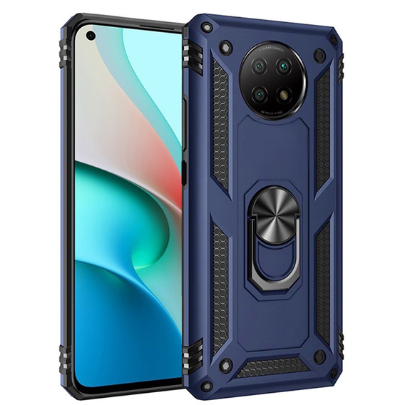 Pancéřové pouzdro pro Xiaomi Redmi Note 9T 5G, Nox Case Ring, modré