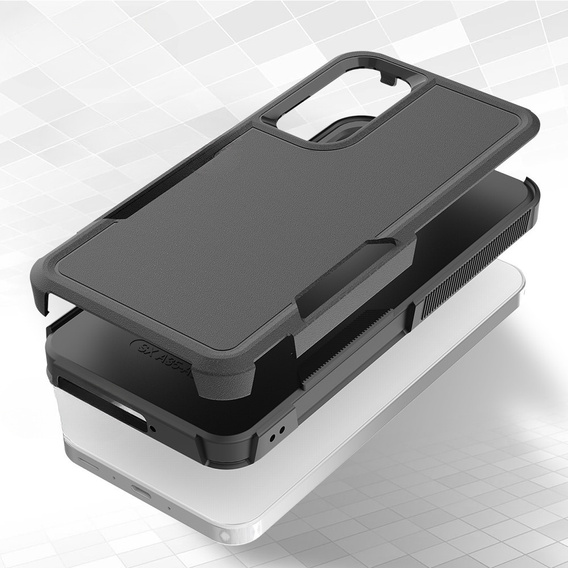 Pancéřované pouzdro pro Samsung Galaxy A35 5G, Dual Shockproof, černé