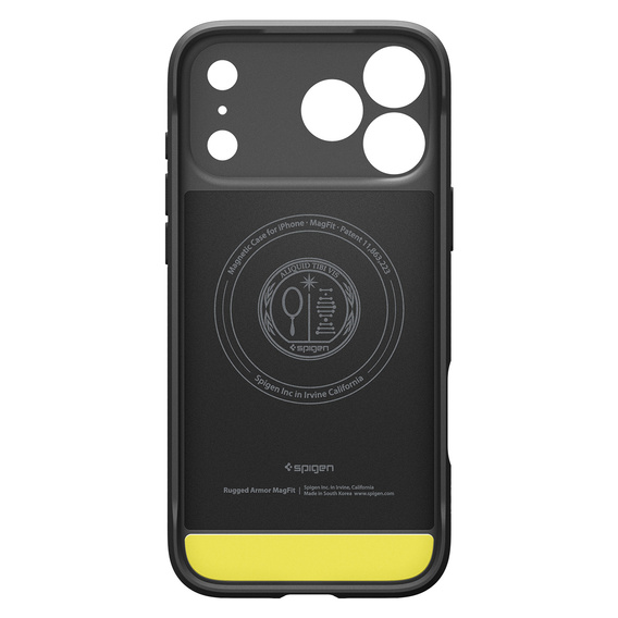 Spigen Rugged Armor MagSafe pouzdro pro iPhone 17 Pro Max, matně černé