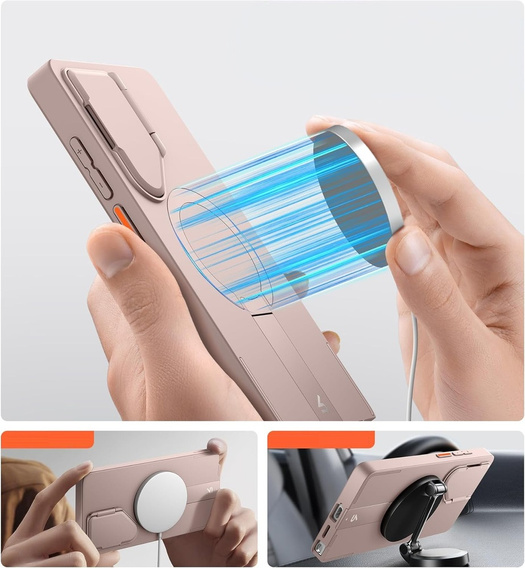 Pouzdro pro Samsung Galaxy S25 Ultra, Suritch Shockproof, pro MagSafe, modré