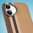 Pouzdro pro iPhone 16, Carbon Fiber MagSafe, žluté