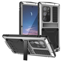 Pancéřové pouzdro pro Samsung Galaxy S24 Ultra, R-JUST, stříbrné