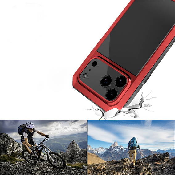 Pevné pouzdro s integrovaným tvrzeným sklem pro iPhone 17 Pro Max