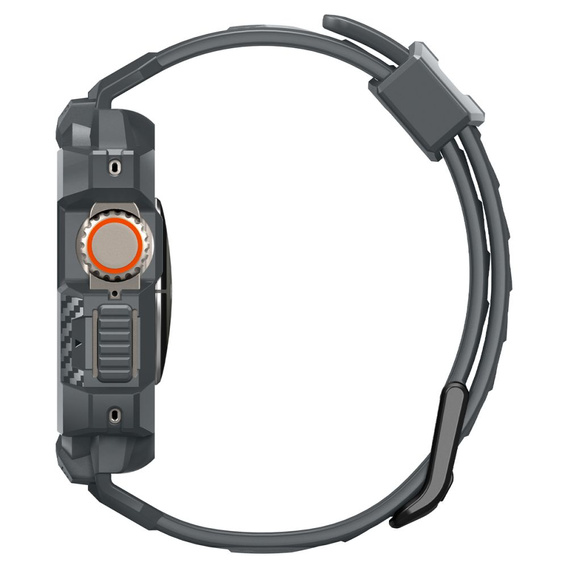 Etui Pasek SPIGEN do Apple Watch 4/5/6/7/SE 44/45mm, Rugged Armor Pro, Charcoal Grey