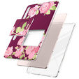 Pouzdro pro Samsung Galaxy Tab S7 FE, Suritch Full Body Marble, kaštanové