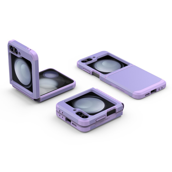 Pancéřované pouzdro pro Samsung Galaxy Z Flip7 FE / Z Flip6, Armor Shockproof, fialové