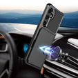 Pouzdro pro Samsung Galaxy A55 5G, Card Holder Kickstand, černé