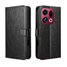 Pouzdro s klopou Crazy Horse Wallet pro Oppo Find X9