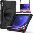 Pouzdro pro Samsung Galaxy Tab S9 FE+ / S9+ / S8+ / S7+, obrněné ochranné pouzdro, černé