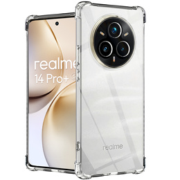 Pouzdro pro Realme 14 Pro+ 5G, Dropproof, průhledné