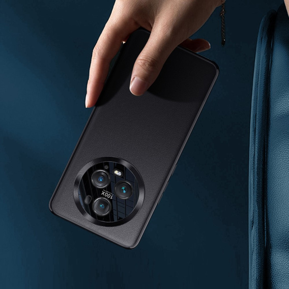 Kožené pouzdro pro Honor Magic 5 Pro, leather hybrid, černé