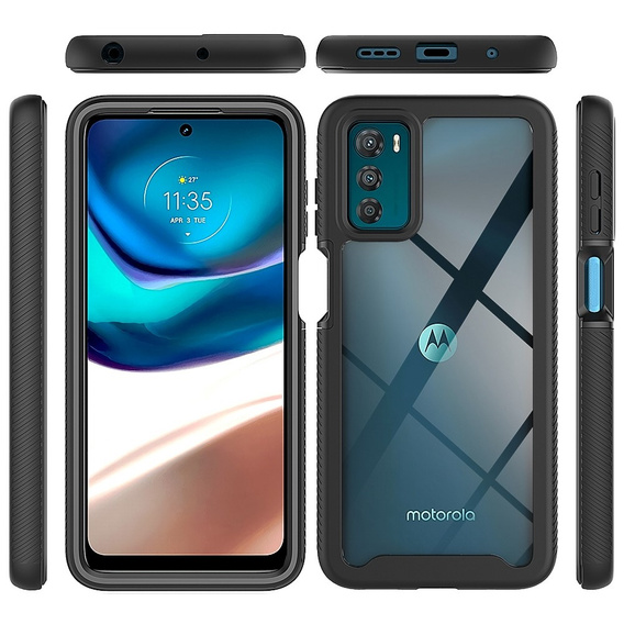 Pouzdro pro Motorola Moto G42 4G, Shockproof, s fólií, černé